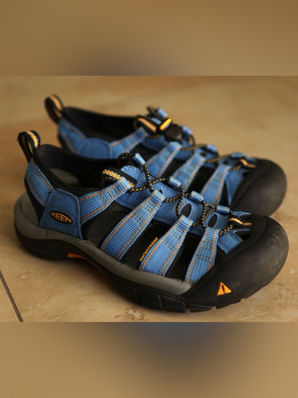 Keen Newport H2 Blue and Orange Outdoor Sandals